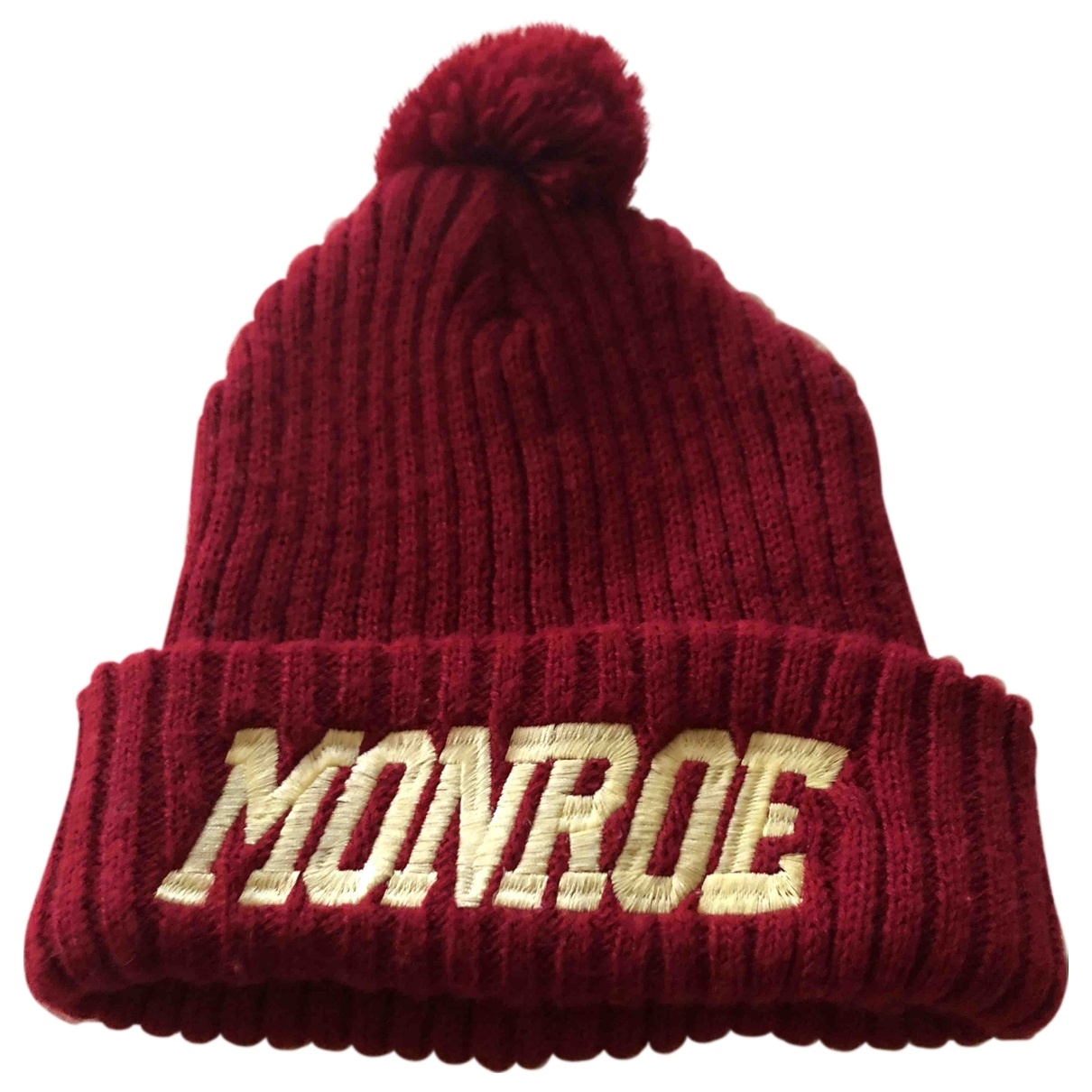 Wool beanie Monroe Red size S 